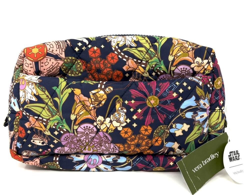 Vera Bradley Star Wars Cosmetic Makeup Bag Case Power Force Floral EXACT NWT ‘25